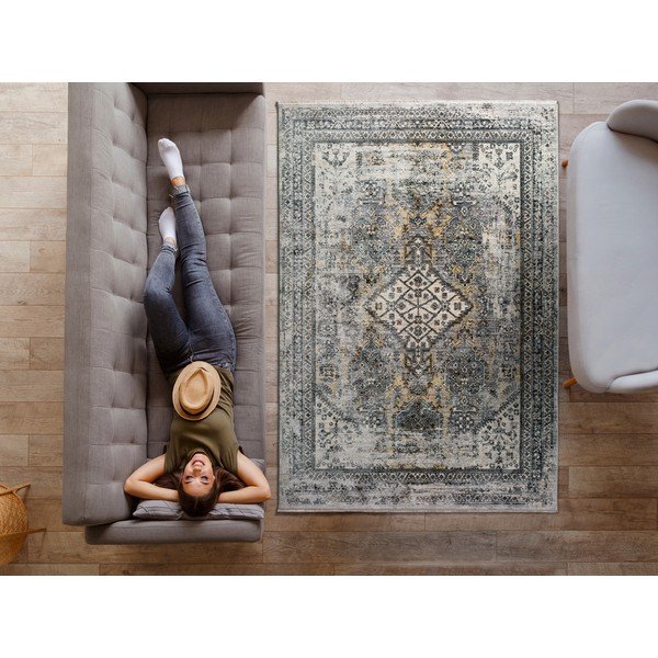 Tappeto grigio , 140 x 200 cm Alana Boho - Universal-image-1