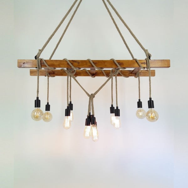 Lampada da soffitto in pino massiccio Merdiven - All Design-image-1