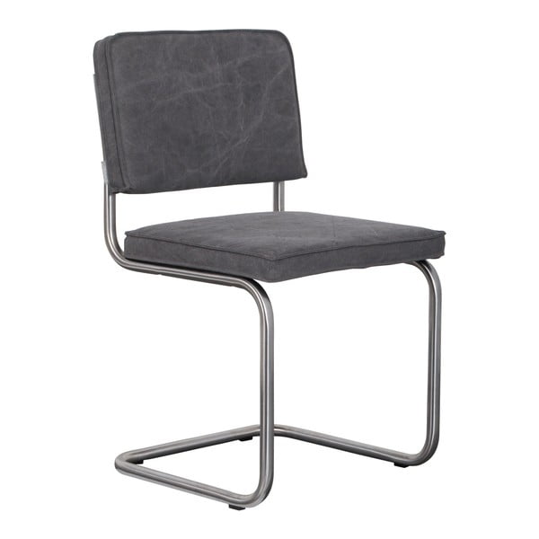 Set di 2 sedie grigio scuro Ridge Brushed Vintage - Zuiver