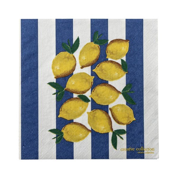 Set di tovaglioli in carta 20 pz 33x33 cm Limone – Bloomingville-image-3