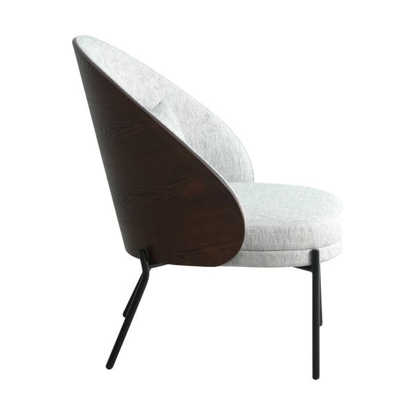 Poltrona grigio chiaro Canelas - House Nordic-image-2