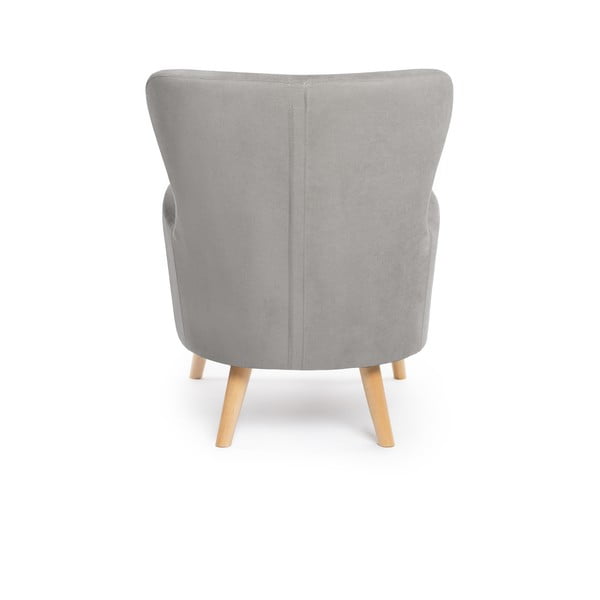 Poltrona grigio chiaro Noemye - Bonami Essentials-image-4