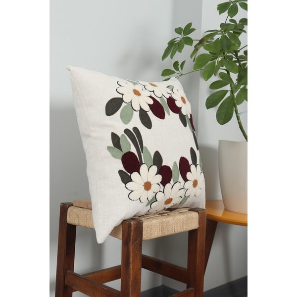 Cuscino decorativo in lino 43x43 cm Papatya – Mioli Decor-image-2