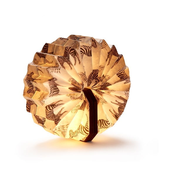 Decorazione luminosa marrone scuro con ricarica USB Velvet Accordion – Gingko