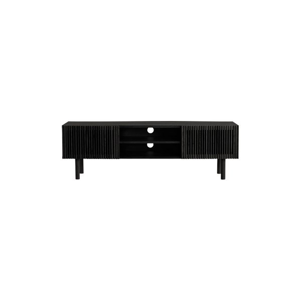 Mobile TV nero con effetto frassino 160x50x43 cm Sion – Jotex-image-2