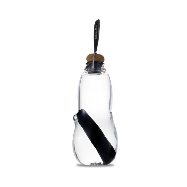 Bottiglia filtro nera con binchotan Pure, 800 ml Eau Good - Black + Blum
