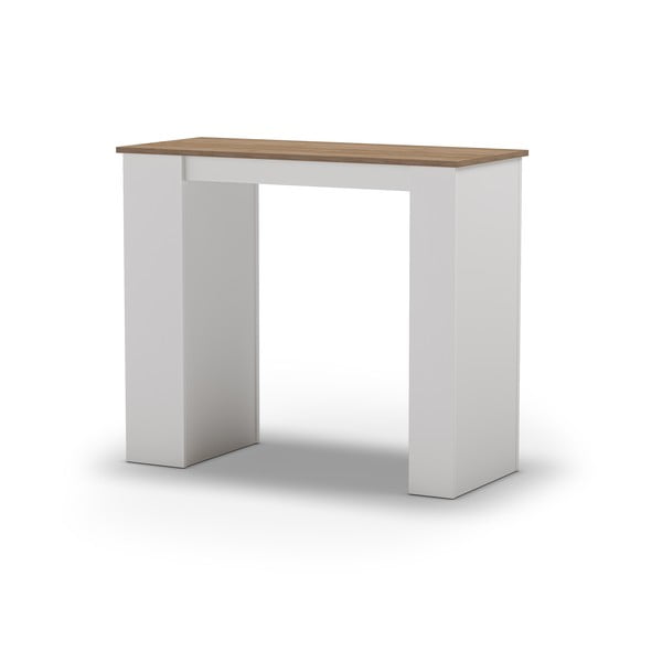 Tavolo da bar con piano in rovere 52x120 cm Peru - Marckeric-image-4