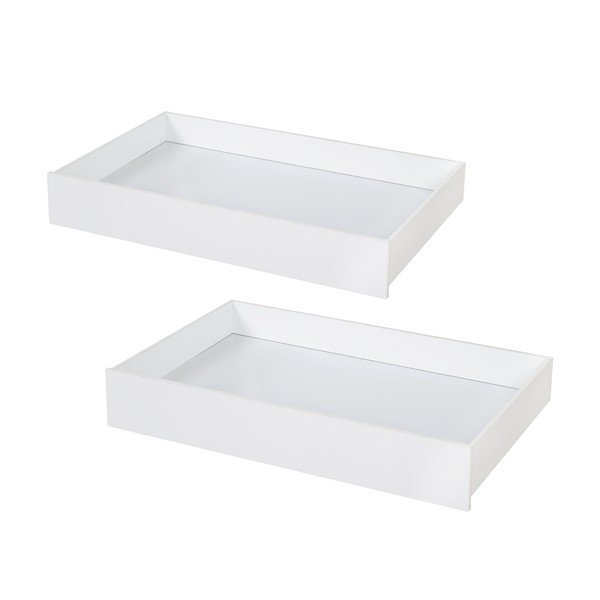 Cassetti bianchi sotto il letto dei bambini 2 pezzi - Roba