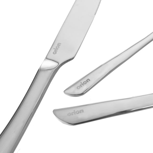 Posate argentate in acciaio inox 24 pz Shape – Orion-image-4