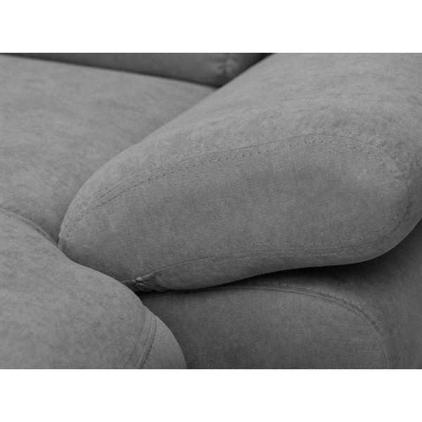 Světle šedá rozkládací rohová pohovka Windsor & Co Sofas Pi, pravý roh-image-4
