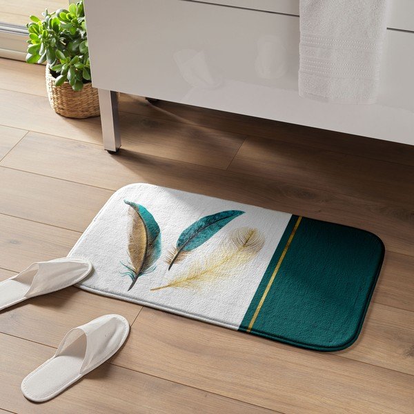 Tappetino per il bagno in tessuto 45x75 cm Plumiss – douceur d'intérieur-image-1