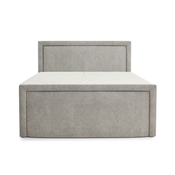 Letto boxspring greige con contenitore 200x200 cm Fresco – Maison de Rêve-image-2