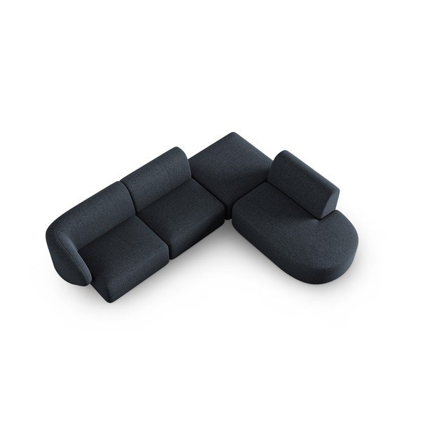 Divano angolare blu scuro, angolo destro Shane - Micadoni Home-image-2