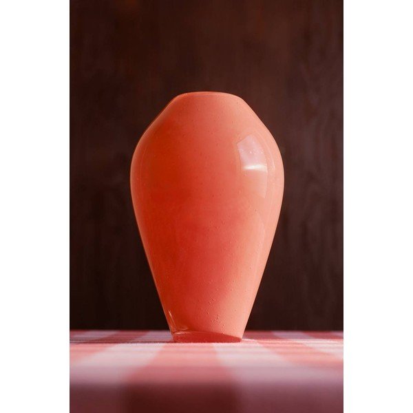 Vaso arancione (altezza totale 27 cm) Celia – Jotex-image-1