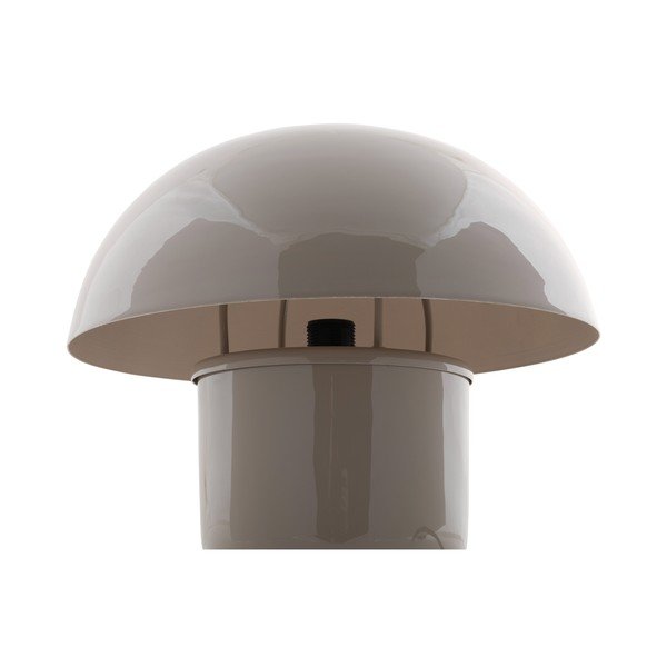 Lampada da tavolo grigia con paralume in metallo (altezza 25 cm) Fat Mushroom - Leitmotiv-image-2