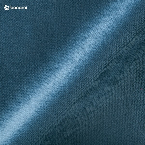 Poltrona blu petrolio con gambe in camoscio marrone Brandford - Max Winzer-image-3