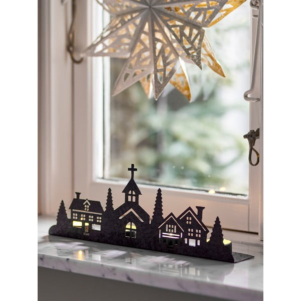 Portacandela in metallo per lumino/per avvento Cielo – Bloomingville-image-1