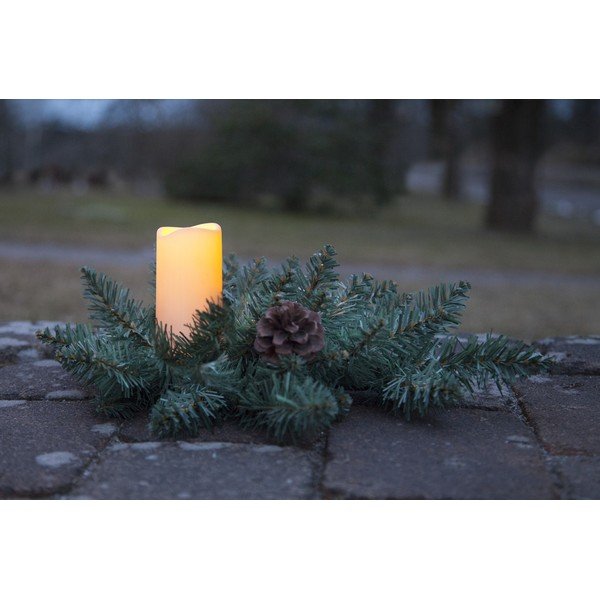 Decorazione luminosa bianco-verde con motivo natalizio Serene - Star Trading-image-2