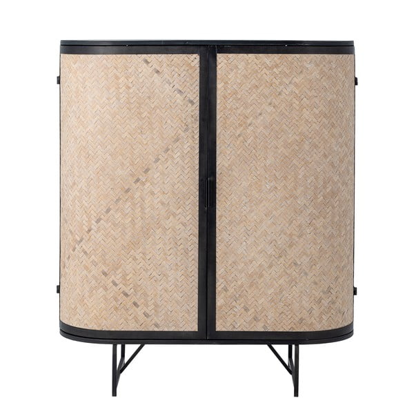 Armadietto di colore naturale in bambù 92x105x36,5 cm Ember – Bloomingville