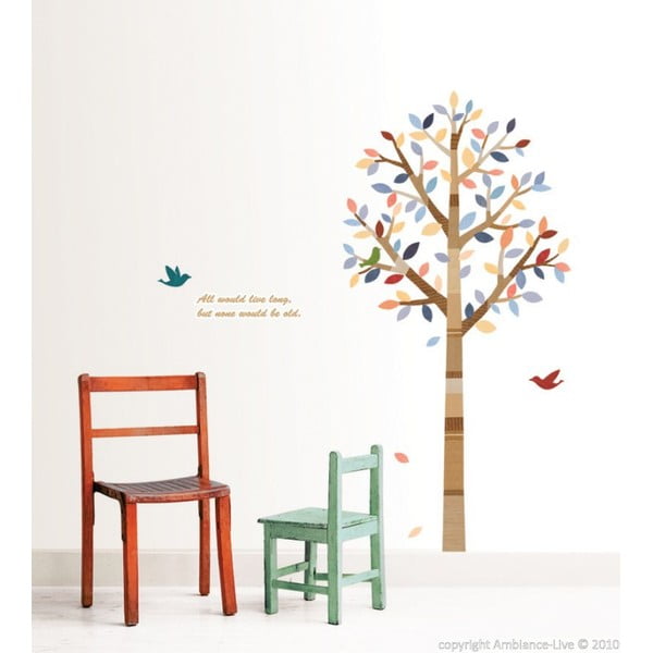 Sticker Albero e uccelli - Ambiance-image-2