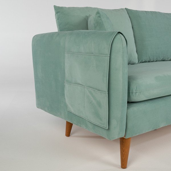 Divano azzurro 215 cm Sofia - Balcab Home-image-4