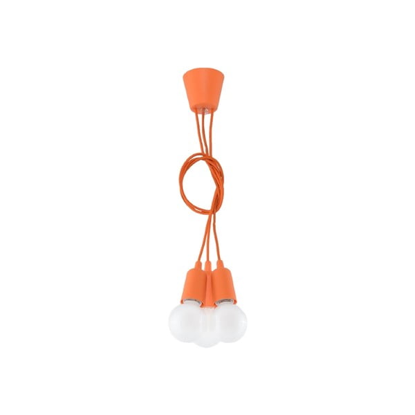 Lampada a sospensione arancione ø 15 cm Rene - Nice Lamps