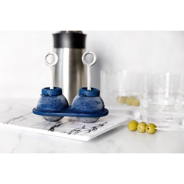 Stampo per ghiaccio in silicone blu Barcraft - Kitchen Craft-image-1