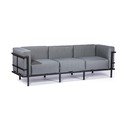 Divano da giardino a tre posti grigio grafite Bellisima - Bonami Selection