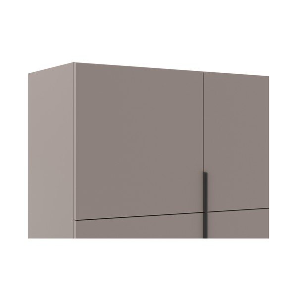 Armadietto grigio/beige 100x130 cm Titan – Marckeric-image-1