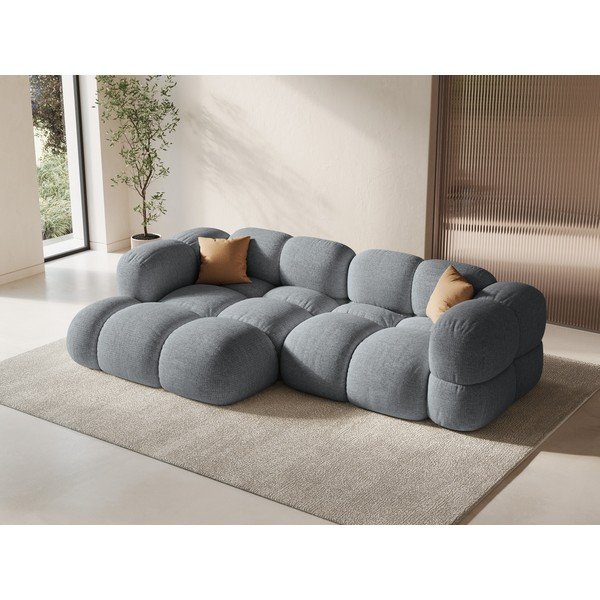 Divano angolare grigio (con penisola a sinistra/con chaise lounge) Loretto – Cosmopolitan Design-image-1