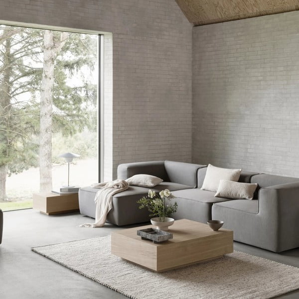 Tavolino in rovere 70x100 cm Goba - Blomus-image-3