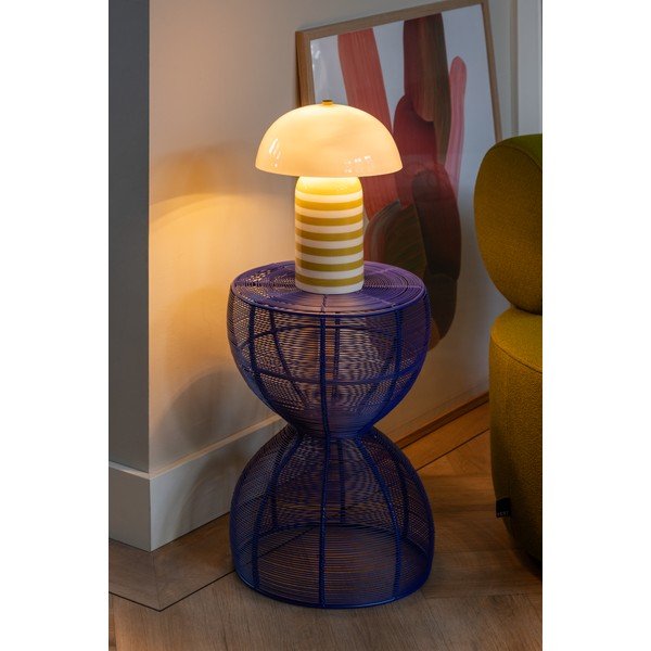 Tavolino rotondo in metallo ø 30 cm Cuerda Doble – Leitmotiv-image-3