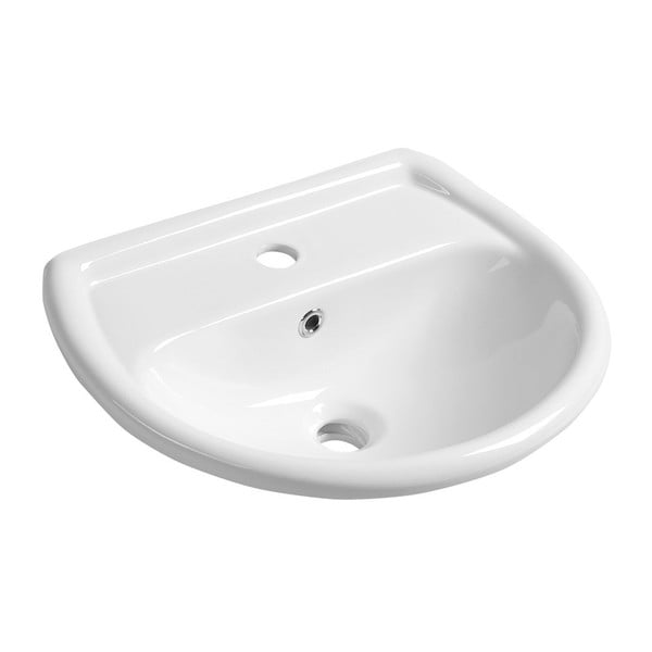 Lavabo bianco in ceramica 50x40 cm – Sapho