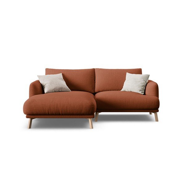 Divano angolare color terracotta (con penisola a sinistra/con chaise lounge) Naomi – Micadoni -image-3