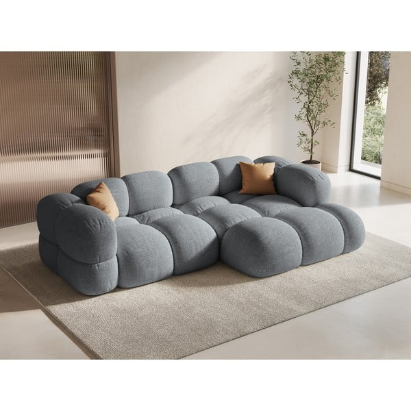 Divano angolare grigio (con penisola a destra/con chaise lounge) Loretto – Cosmopolitan Design-image-1