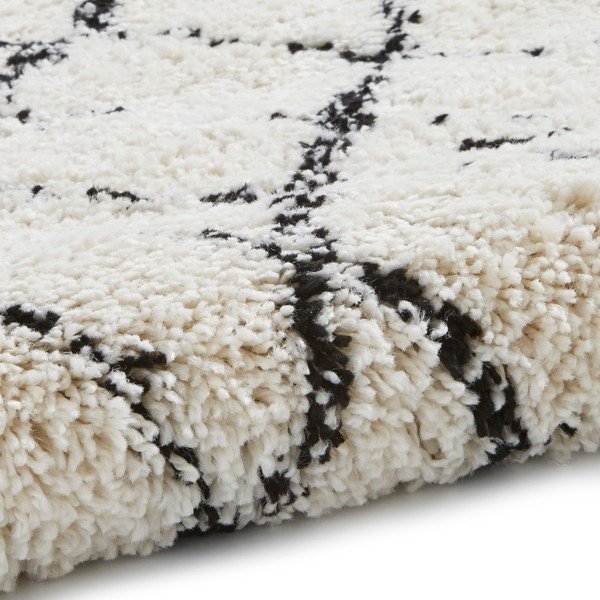 Tappeto bianco/nero 230x160 cm Boho - Think Rugs-image-4