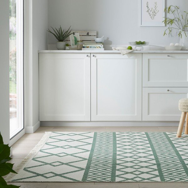Tappeto verde 160x230 cm Teo - Flair Rugs-image-1