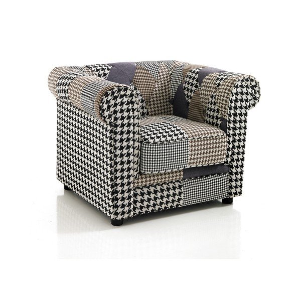 Poltrona Pied de Poule Broo - Tomasucci