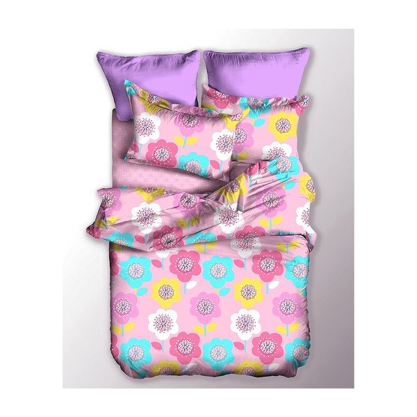 Biancheria da letto matrimoniale in microfibra Basic Teddy, 200 x 200 cm - DecoKing