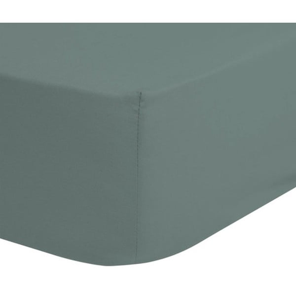 Lenzuolo elastico in cotone verde baby, 60 x 120 cm - Good Morning-image-1