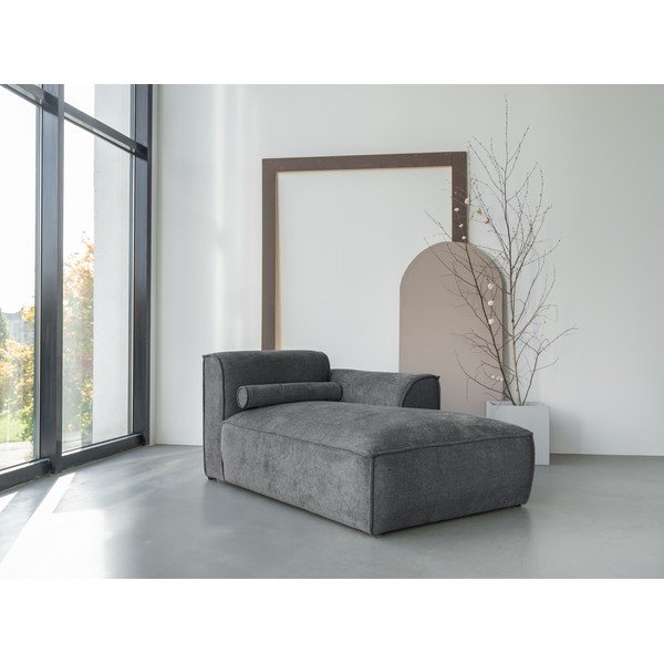 Divano componibile grigio (con penisola a destra) Flex Felix – Miuform-image-1