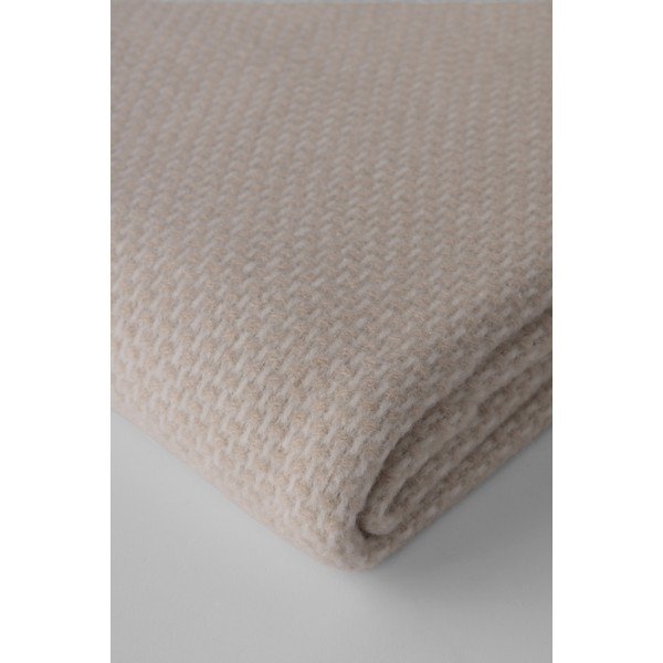 Coperta beige in misto cotone 140x180 cm Zen – Euromant-image-2