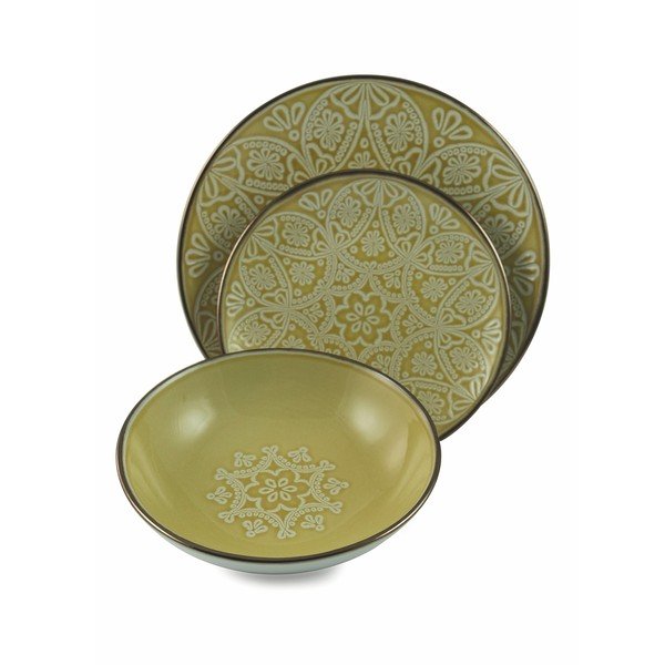 18dílná sada barevného nádobí z kameniny Villa d'Este Baku-image-4