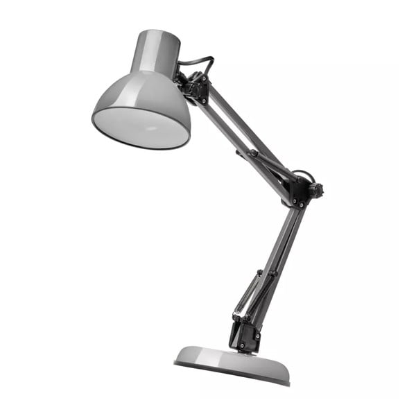 Lampada da tavolo grigia (altezza 48 cm) Lucas - EMOS