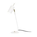 Lampada da tavolo bianca con paralume in metallo (altezza 55 cm) Sivani - Opviq lights