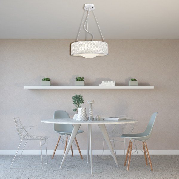 Apparecchio a sospensione bianco Salvo - Homemania Decor-image-1
