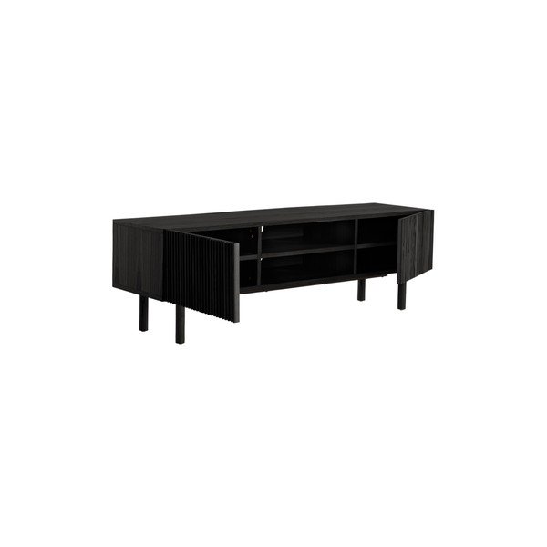Mobile TV nero con effetto frassino 160x50x43 cm Sion – Jotex-image-4