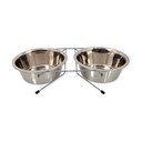 Set di ciotole con supporto in acciaio inox per cane ø 21 cm  Dog Fantasy – Plaček Pet Products