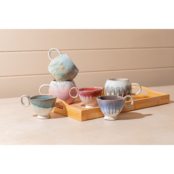 Tazza beige in ceramica 400 ml Coralie – Sass & Belle-image-1