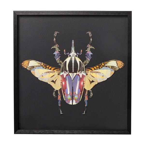 Quadro incorniciato Maggiolino, 60 x 60 cm Art Beetle - Kare Design